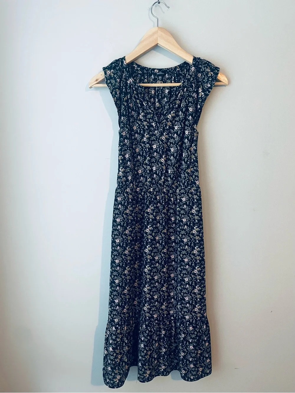 J. Crew Black Floral Dress